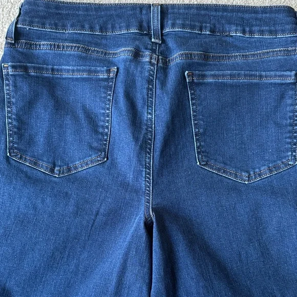 NYDJ Dark Blue Straight Leg Jeans - Picture 5 of 8